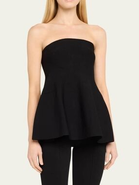 Ioanna Strapless Peplum Top